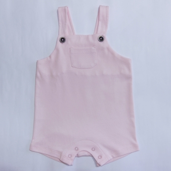 Jardineira unissex com bolso frente
