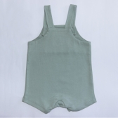 Jardineira unissex com bolso frente - Verde