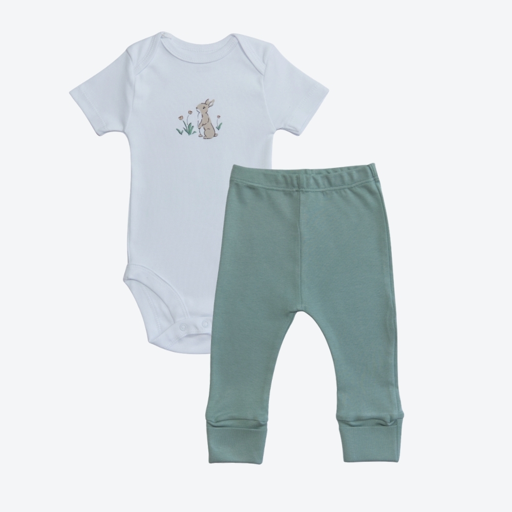 CONJUNTO COELHO Minilô - Verde